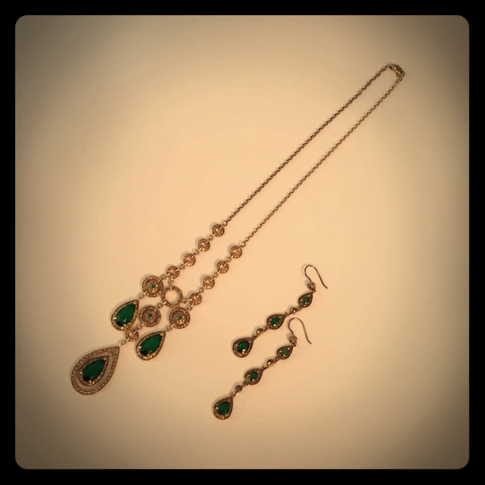 Vintage necklace and earrings
